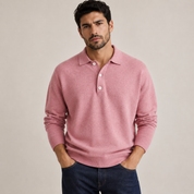 Dominic Ross | Long-Sleeve Knit Polo
