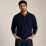 Dominic Ross | Long-Sleeve Knit Polo