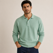 Dominic Ross | Long-Sleeve Knit Polo