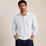 Dominic Ross | Long-Sleeve Knit Polo