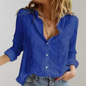 Amelia Whitmore | Classic Button-Up Blouse For Women
