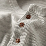 Edmond Villaret | Men's Ultra-Soft Cotton Henley Shirt