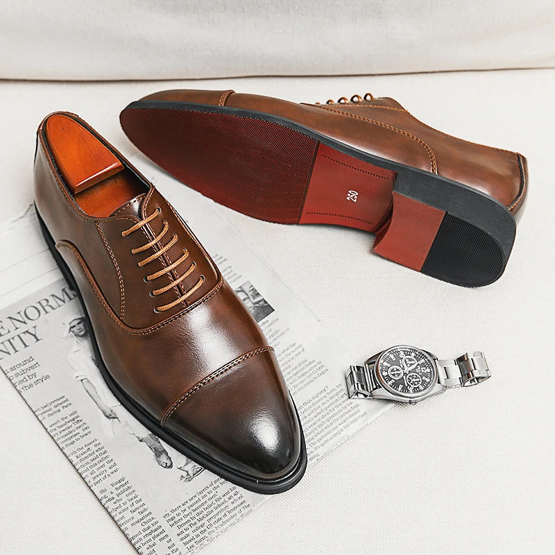 Edward Sinclair | Leather Oxford Shoes For Men