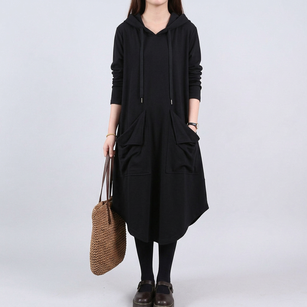 Poppy Ainsworth | Relaxed Hooded Maxi Dress