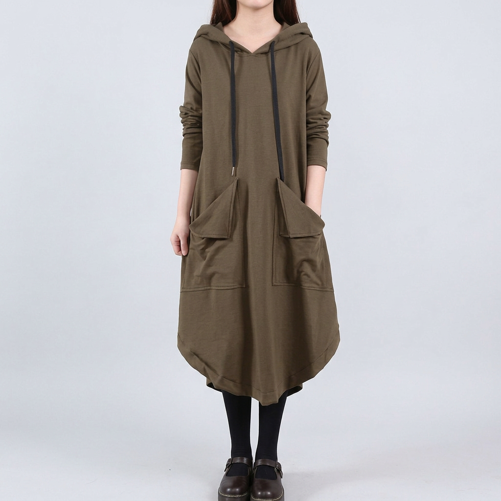 Poppy Ainsworth | Relaxed Hooded Maxi Dress