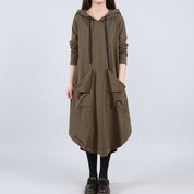 Poppy Ainsworth | Relaxed Hooded Maxi Dress