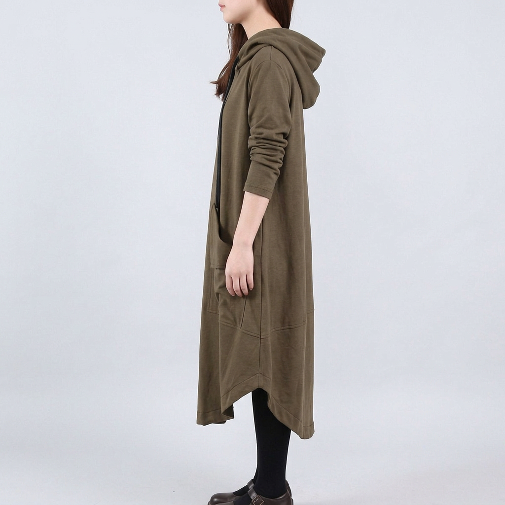 Poppy Ainsworth | Relaxed Hooded Maxi Dress
