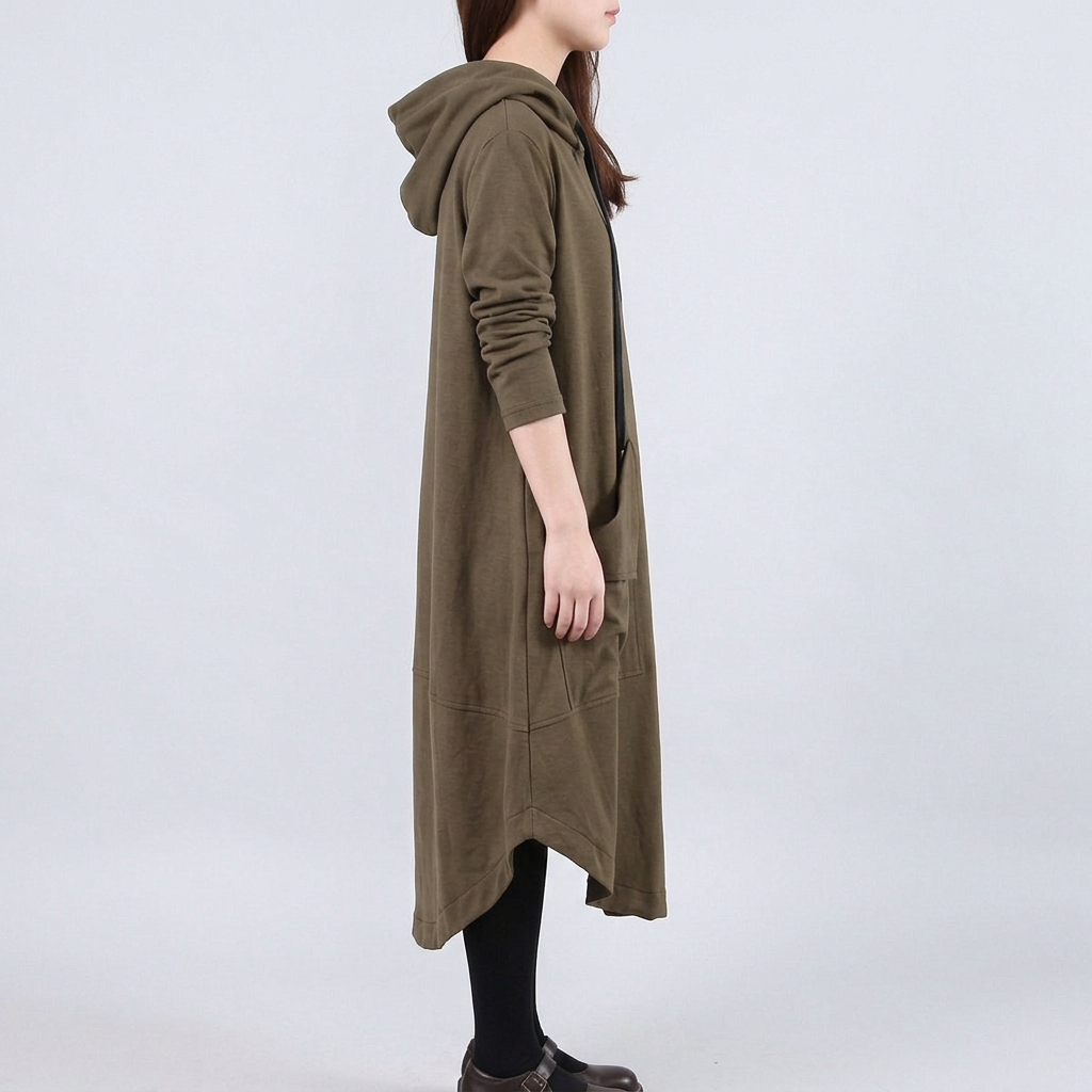 Poppy Ainsworth | Relaxed Hooded Maxi Dress