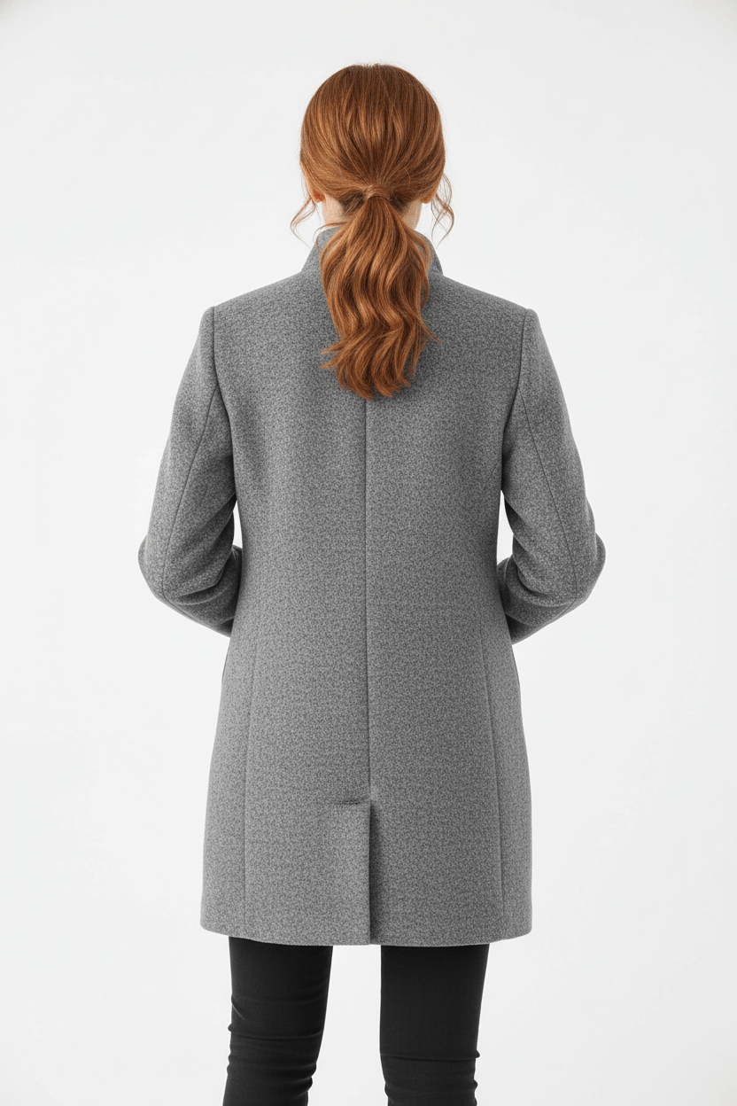 Elara Montcombe | Women's Wool-Blend Coat Tailored Elegance