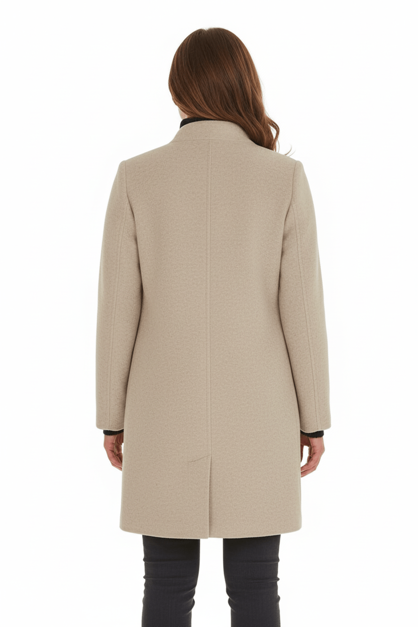 Elara Montcombe | Women's Wool-Blend Coat Tailored Elegance