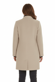 Elara Montcombe | Women's Wool-Blend Coat Tailored Elegance