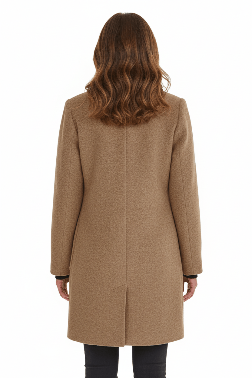 Elara Montcombe | Women's Wool-Blend Coat Tailored Elegance