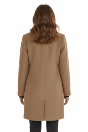 Elara Montcombe | Women's Wool-Blend Coat Tailored Elegance