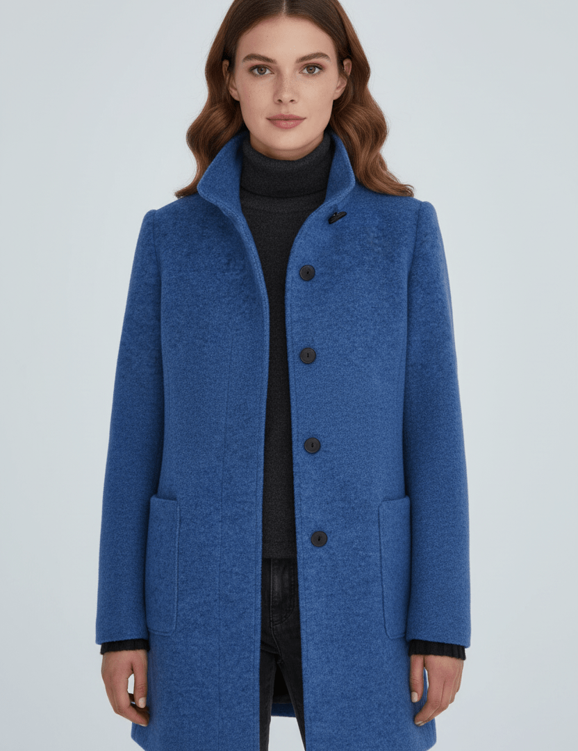 Elara Montcombe | Women's Wool-Blend Coat Tailored Elegance