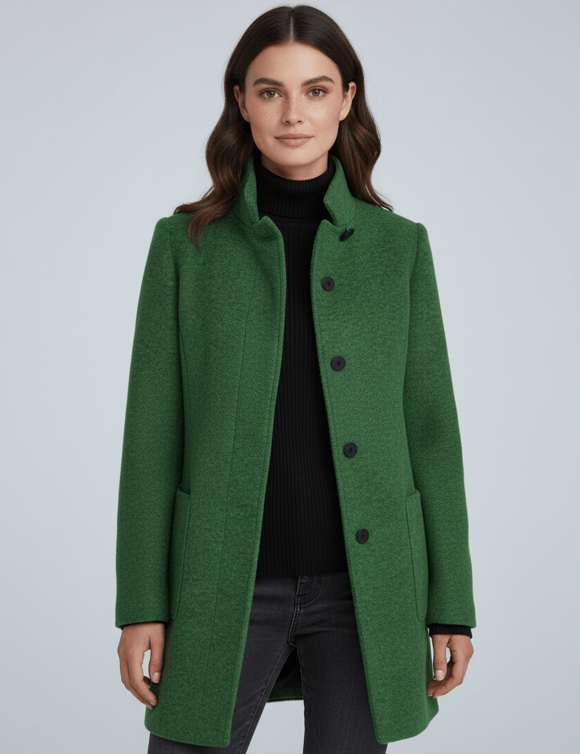 Elara Montcombe | Women's Wool-Blend Coat Tailored Elegance