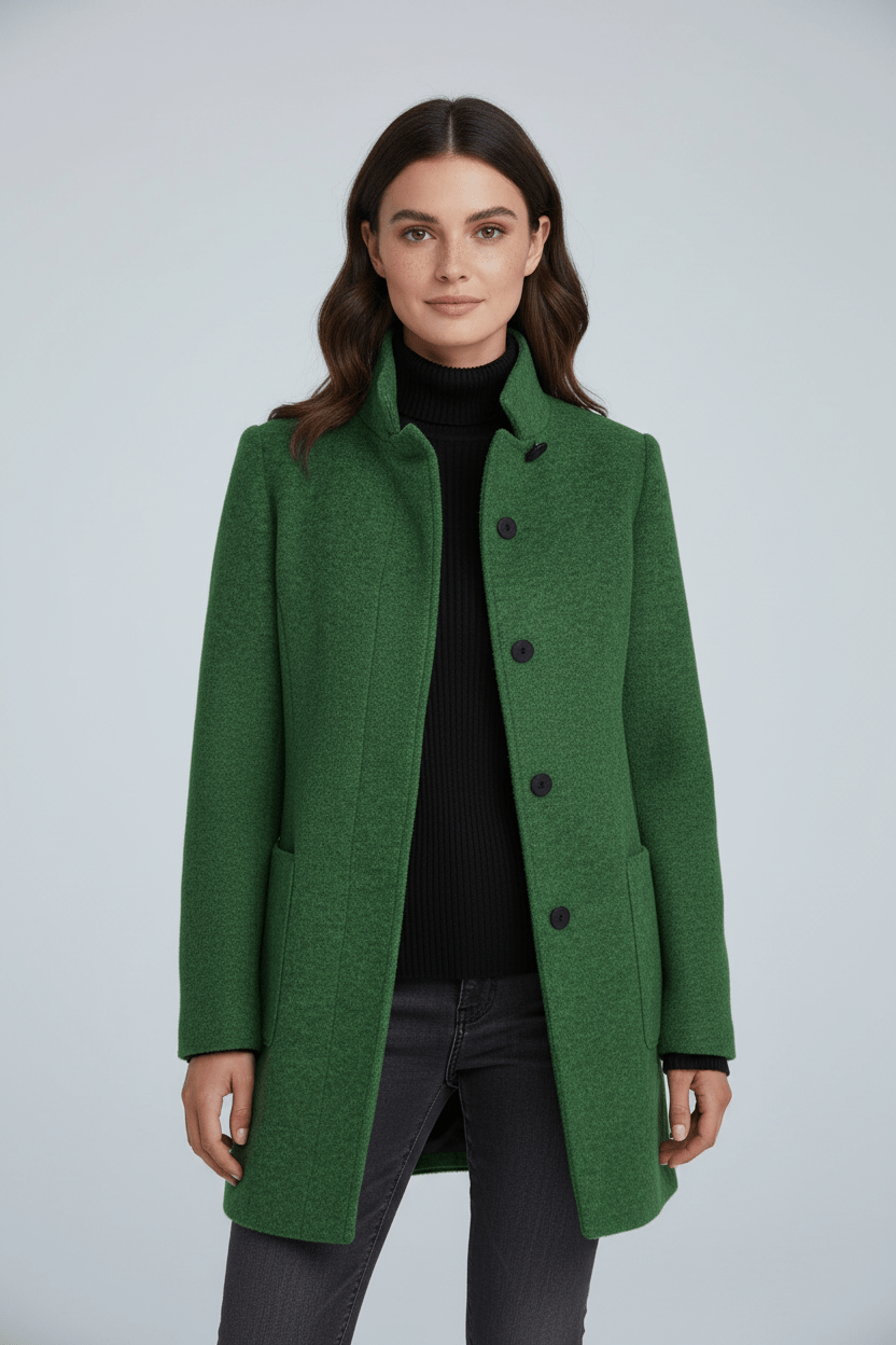 Elara Montcombe | Women's Wool-Blend Coat Tailored Elegance