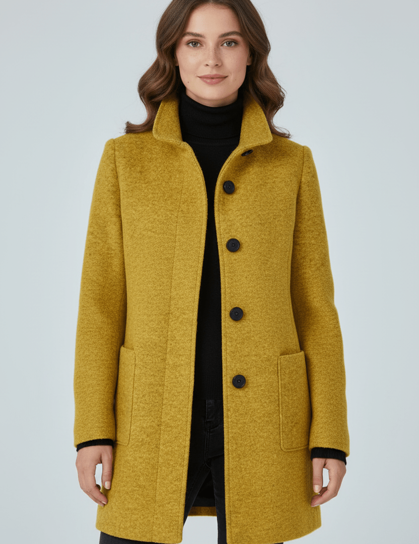 Elara Montcombe | Women's Wool-Blend Coat Tailored Elegance