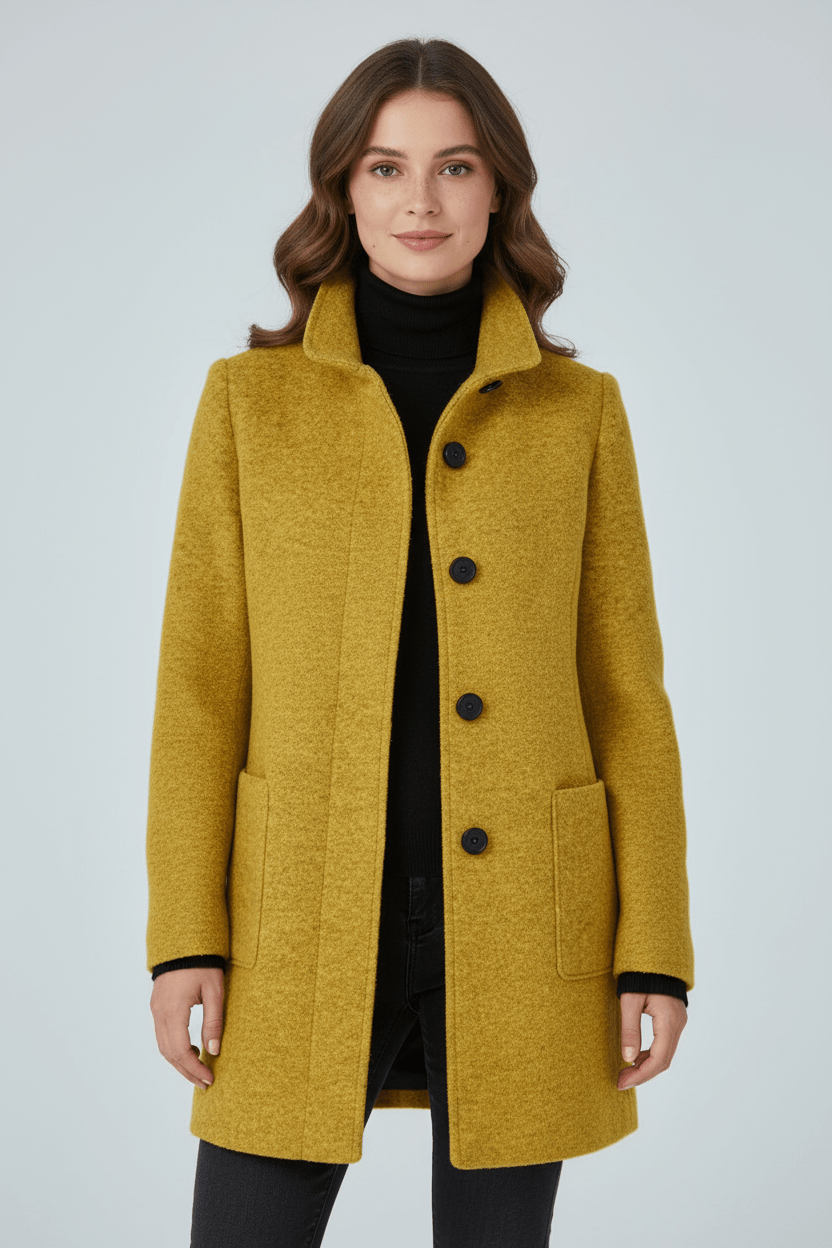 Elara Montcombe | Women's Wool-Blend Coat Tailored Elegance