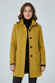 Elara Montcombe | Women's Wool-Blend Coat Tailored Elegance