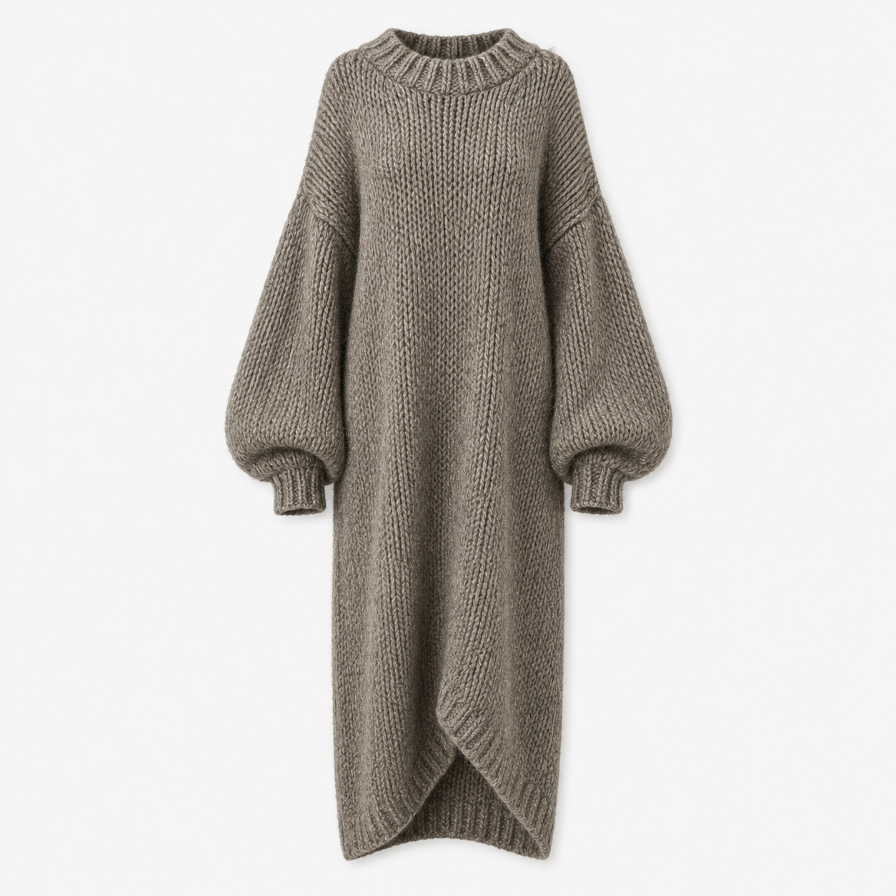 Eleanor Griffiths | Oversized Chunky Knit Maxi Sweater Dress
