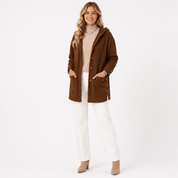 Eleanor Scott | Hooded Corduroy Jacket