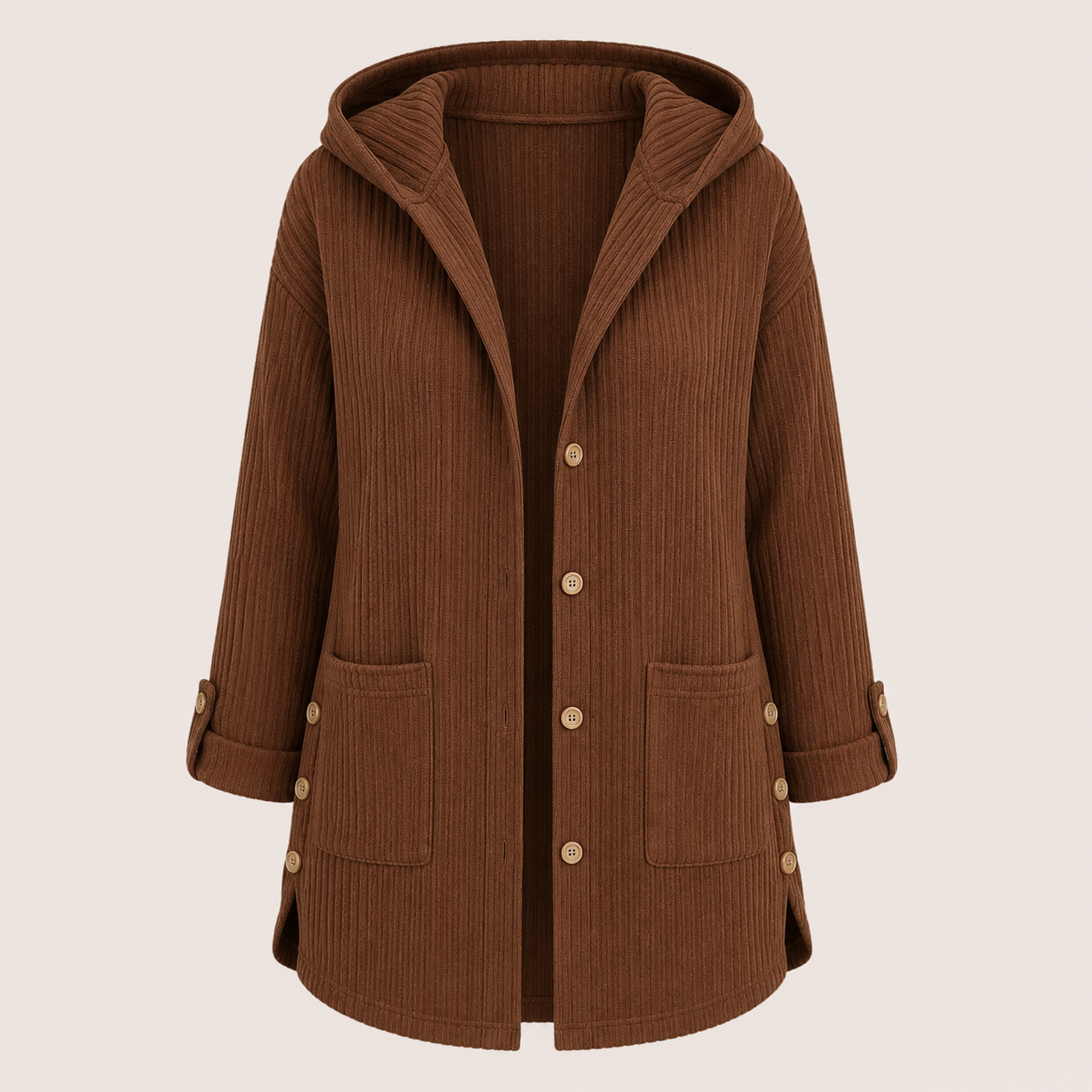 Eleanor Scott | Hooded Corduroy Jacket