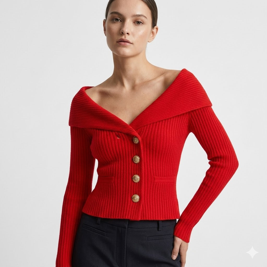 Eleanor Whitmore | Elegant Knit Cardigan For Women