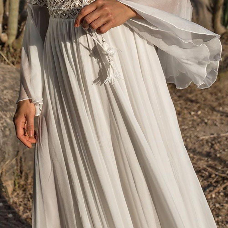 Elena Soleil | Summer White Maxi Dress For Women