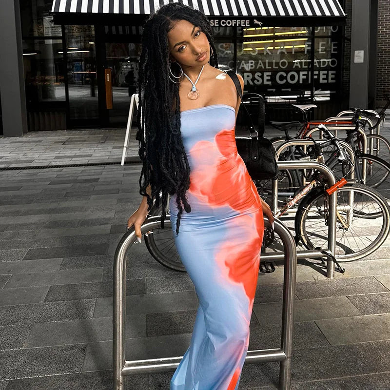 Elena Vercelli | Printed Maxi Dress For Women