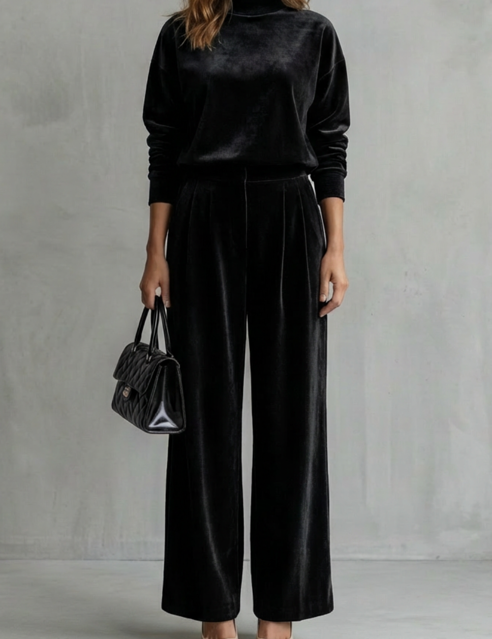 Florence Turner | Luxe Velour Two-Piece Lounge Set