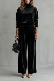 Florence Turner | Luxe Velour Two-Piece Lounge Set