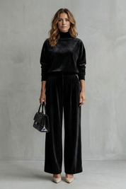Florence Turner | Luxe Velour Two-Piece Lounge Set