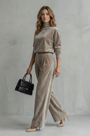 Florence Turner | Luxe Velour Two-Piece Lounge Set
