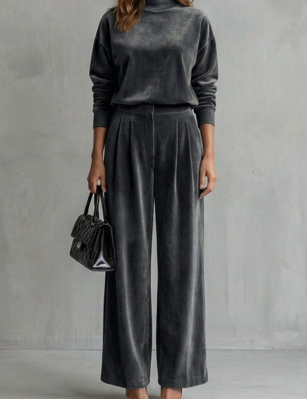 Florence Turner | Luxe Velour Two-Piece Lounge Set