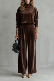 Florence Turner | Luxe Velour Two-Piece Lounge Set