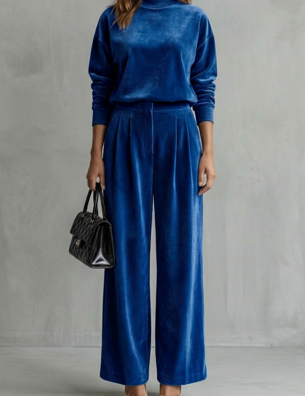 Florence Turner | Luxe Velour Two-Piece Lounge Set