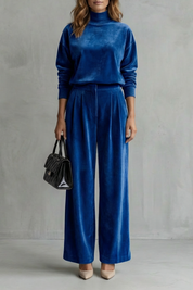 Florence Turner | Luxe Velour Two-Piece Lounge Set