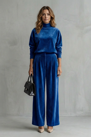 Florence Turner | Luxe Velour Two-Piece Lounge Set