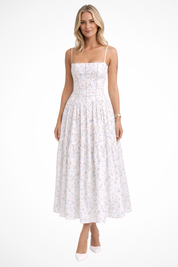 Elise Montclair | Soft Bloom Midi Dress For Women
