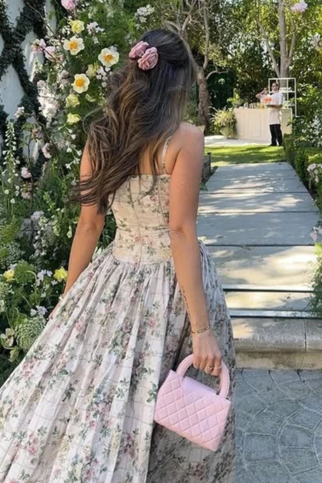 Elise Montclair | Soft Bloom Midi Dress For Women