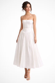 Elise Montclair | Soft Bloom Midi Dress For Women