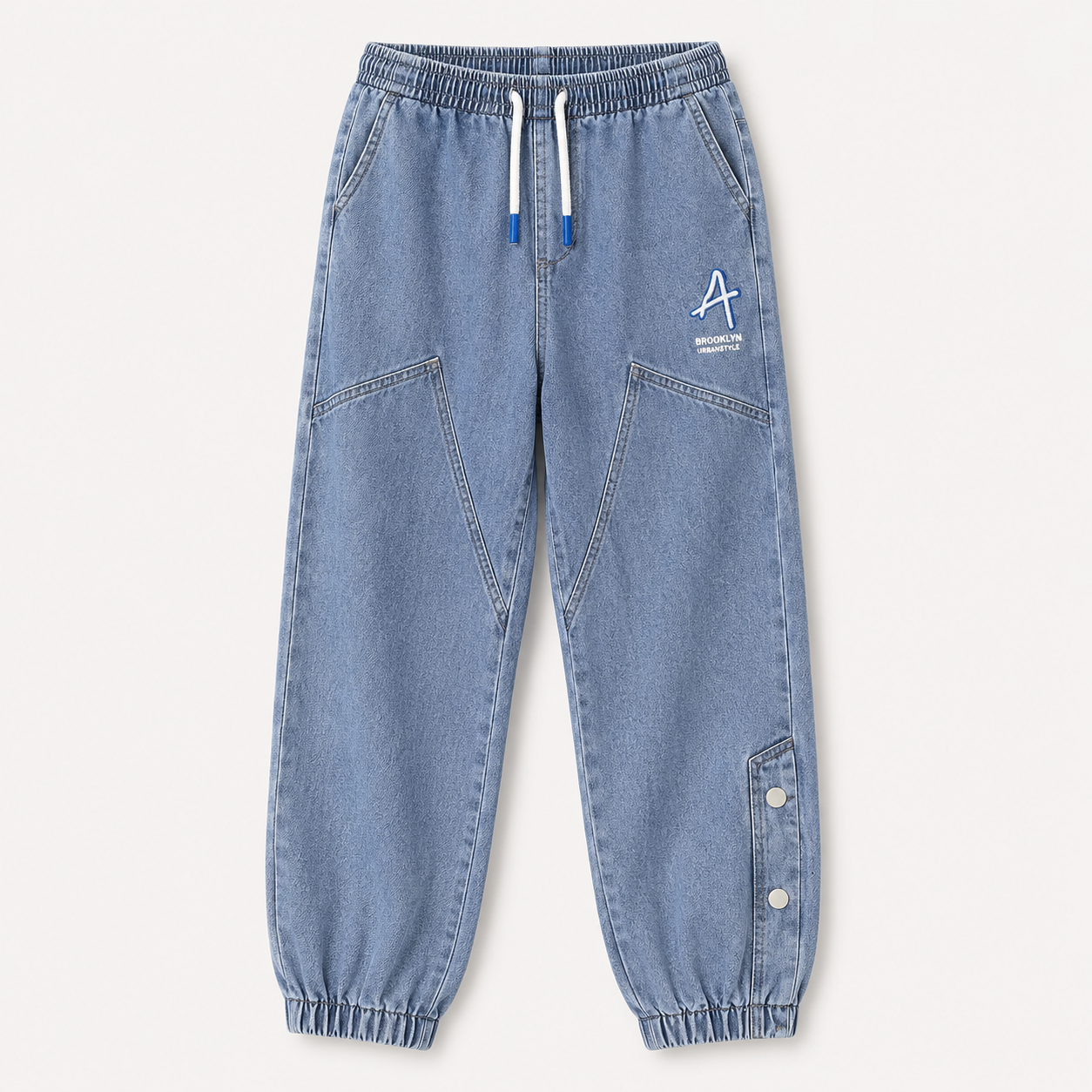 Elliot Barnes | Men's Denim Jogger Jeans – Elasticated Drawstring Waist