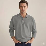 Elliot Dawson | Men’s Long Sleeve Knit Polo