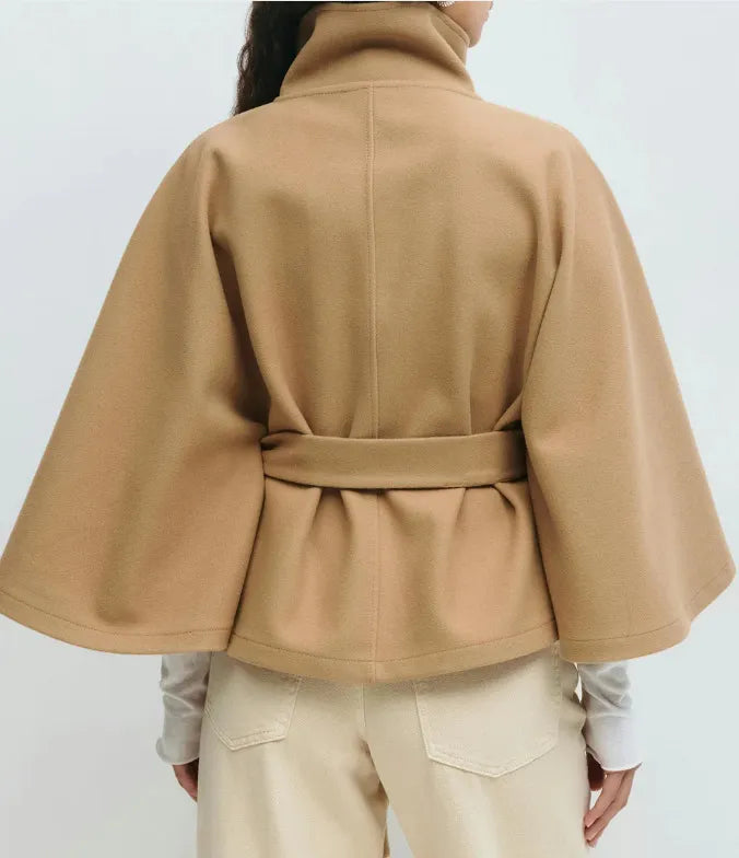 Emily Langford | Belted Cape Coat