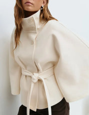 Emily Langford | Belted Cape Coat