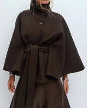 Emily Langford | Belted Cape Coat