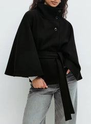 Emily Langford | Belted Cape Coat