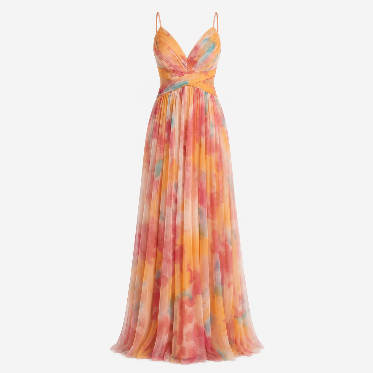 Emmeline Voss | Watercolour Romance Tulle Maxi Dress