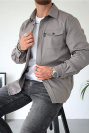 Ethan Moreau | Casual Overshirt with Modern Layering