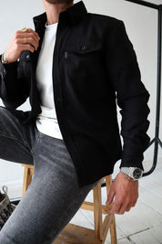 Ethan Moreau | Casual Overshirt with Modern Layering